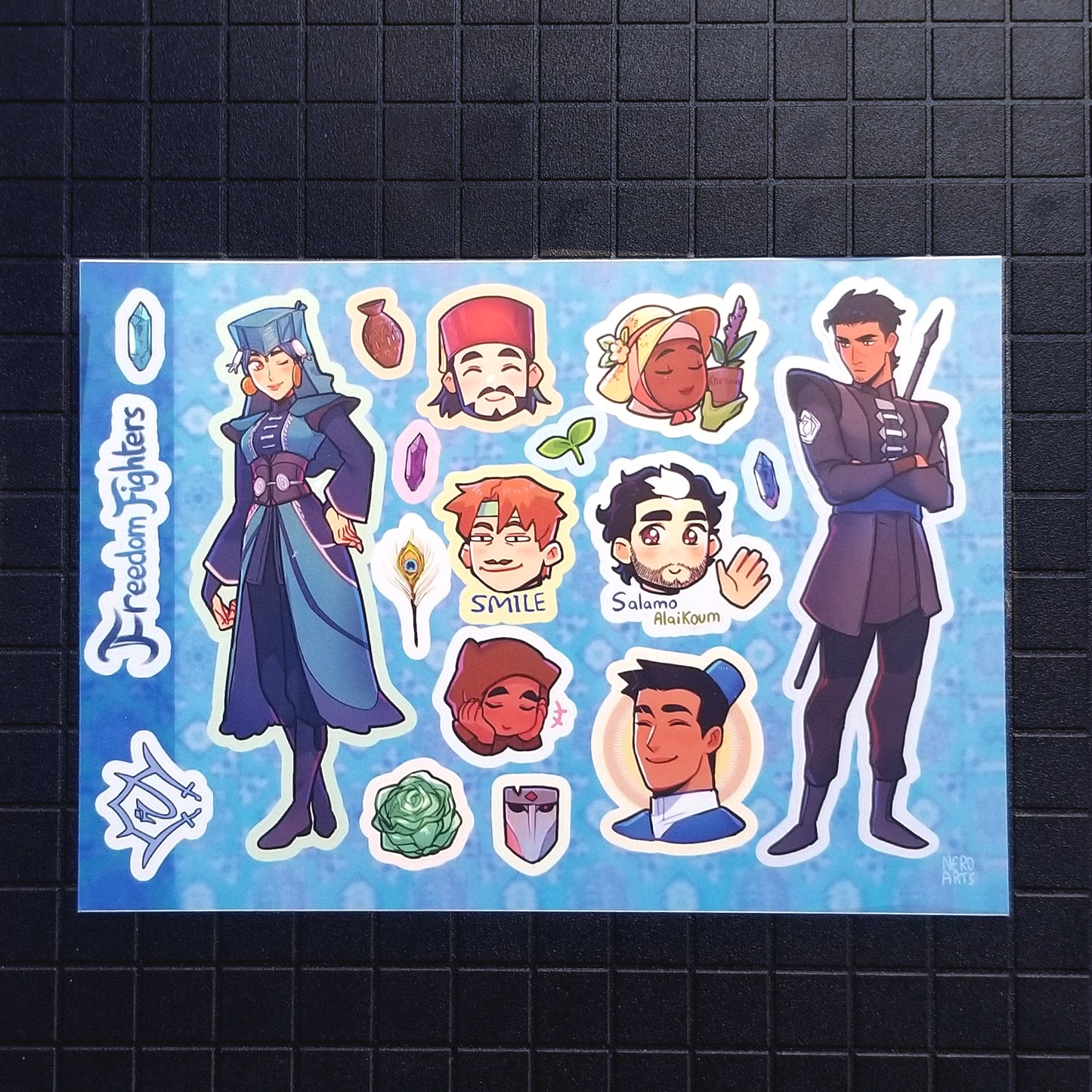 Freedom Fighters Sticker Sheet