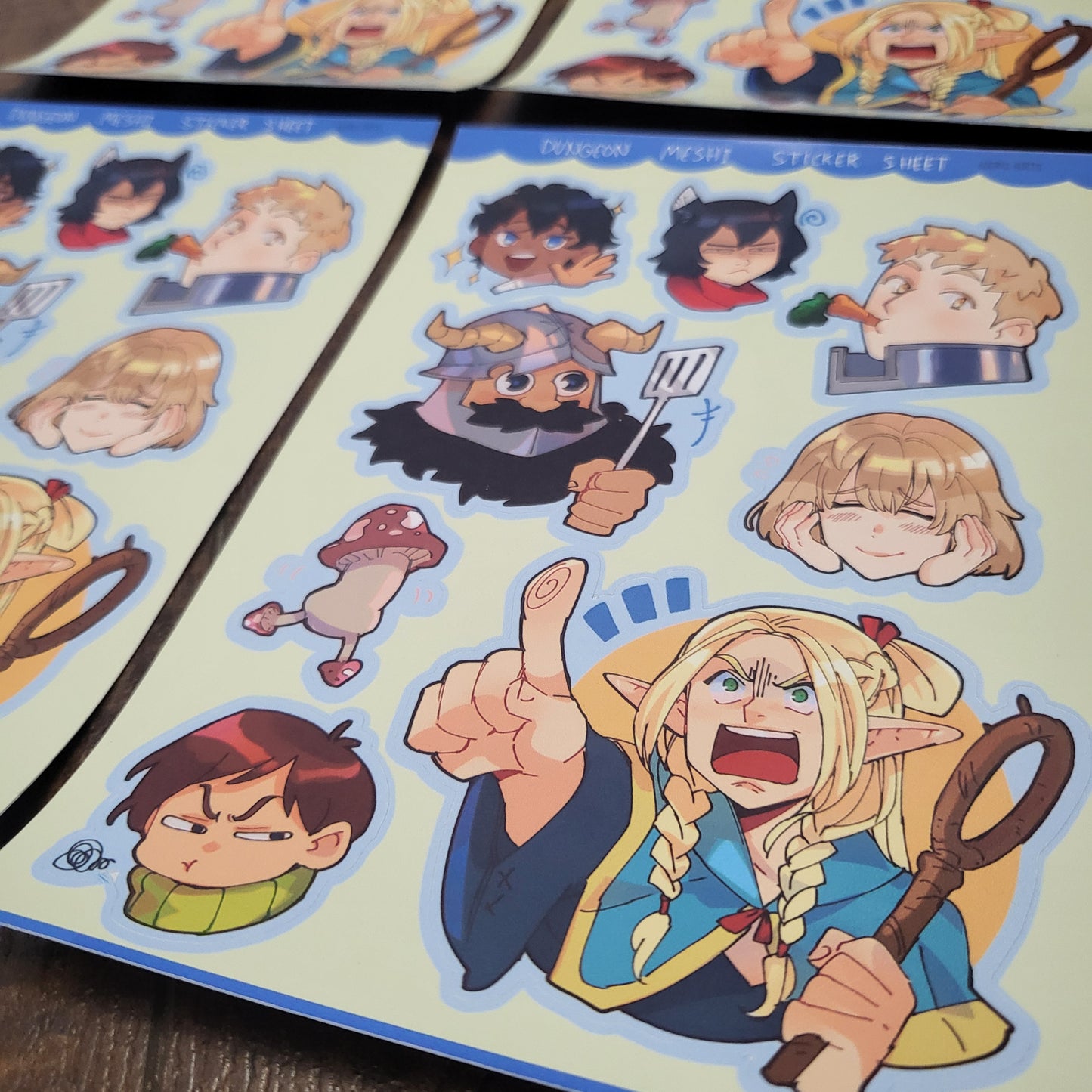 Dungeon Meshi sticker sheet ✨️