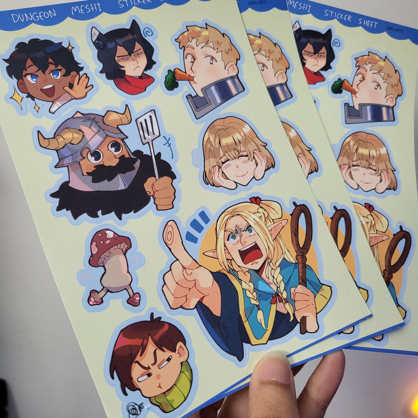 Dungeon Meshi sticker sheet ✨️