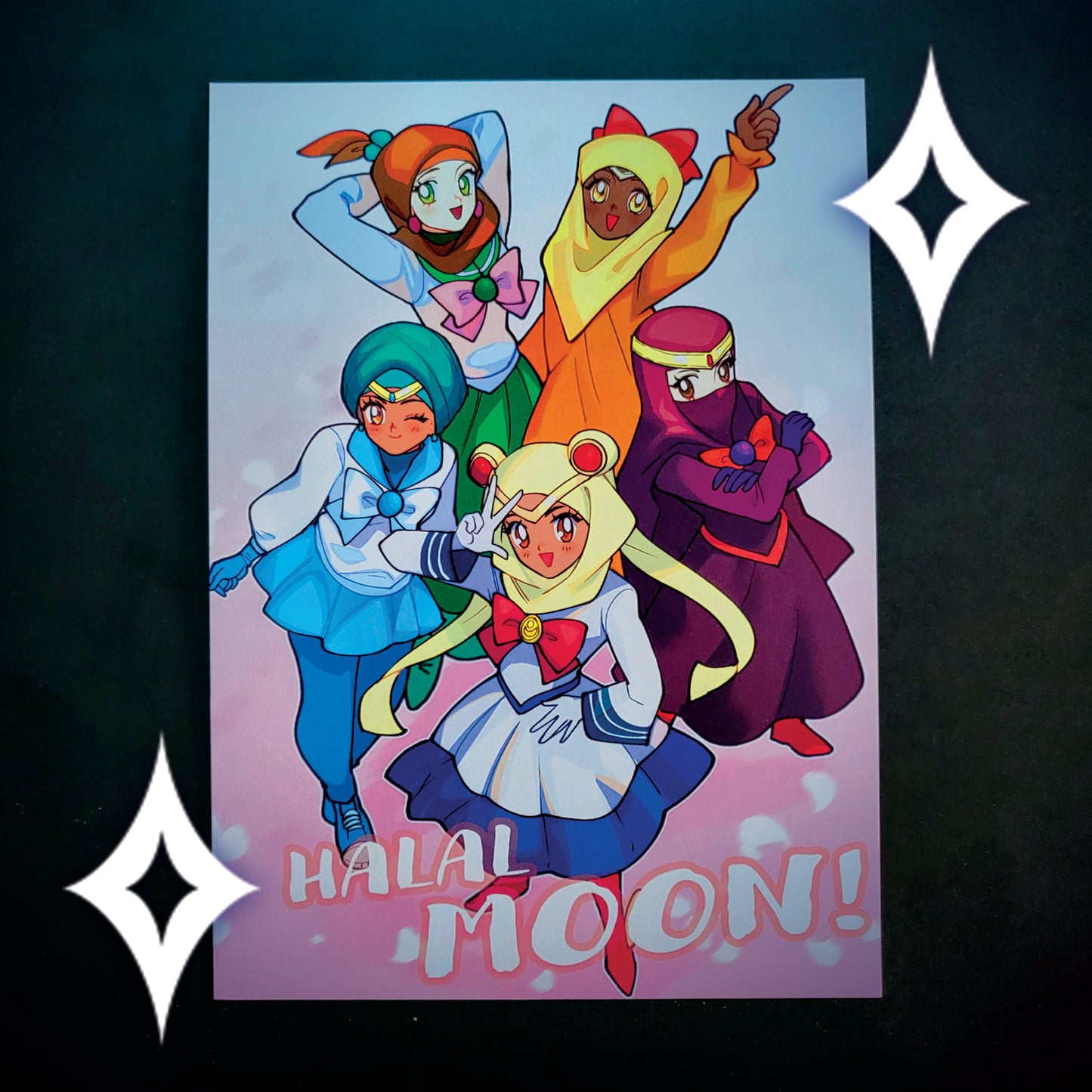 Print - Hijabi Sailor Moon