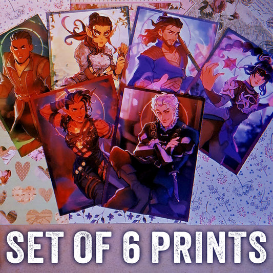 Baldur's Gate prints set