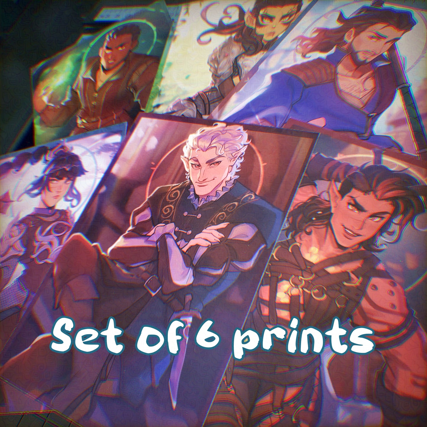 Baldur's Gate prints set