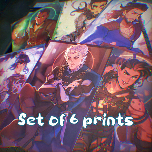 Baldur's Gate prints set