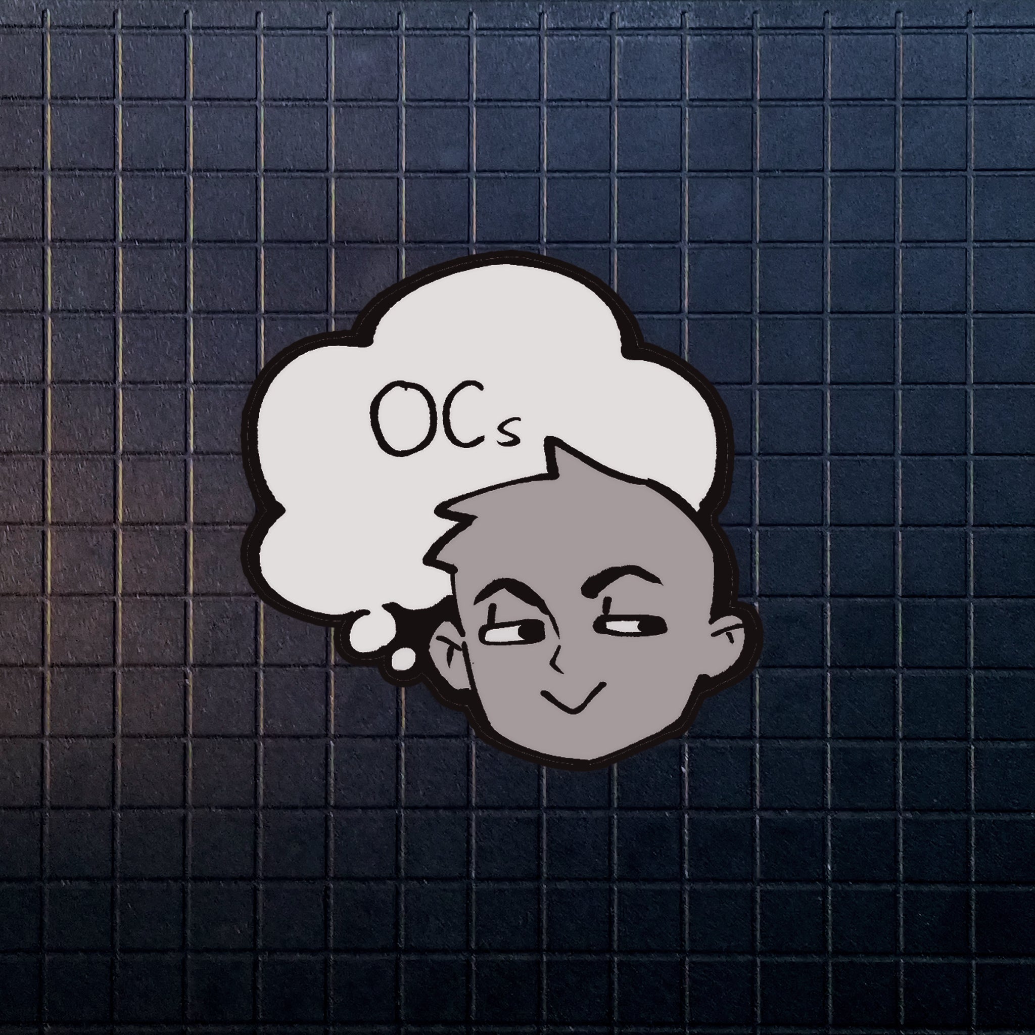 Ocs Sticker Thinking OCs Sticker – Nero arts