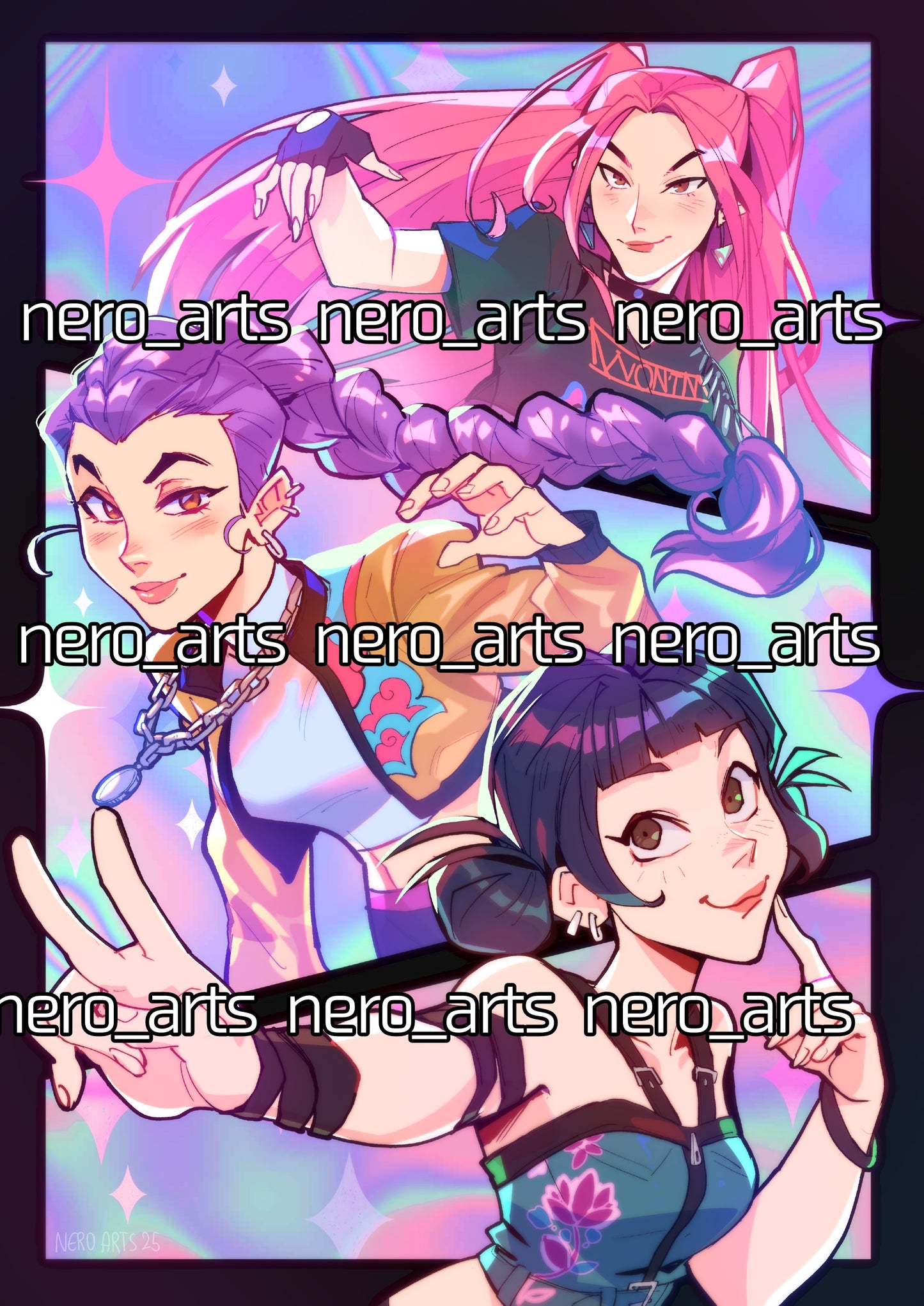 Kpop Demon Hunters Huntrix Print🌟