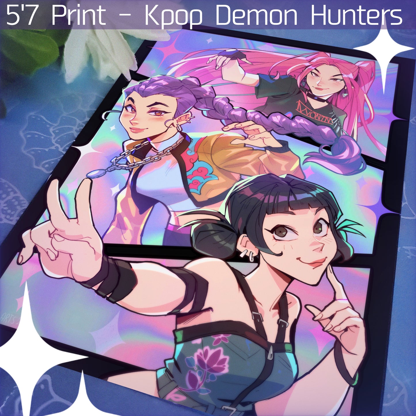 Kpop Demon Hunters Huntrix Print🌟