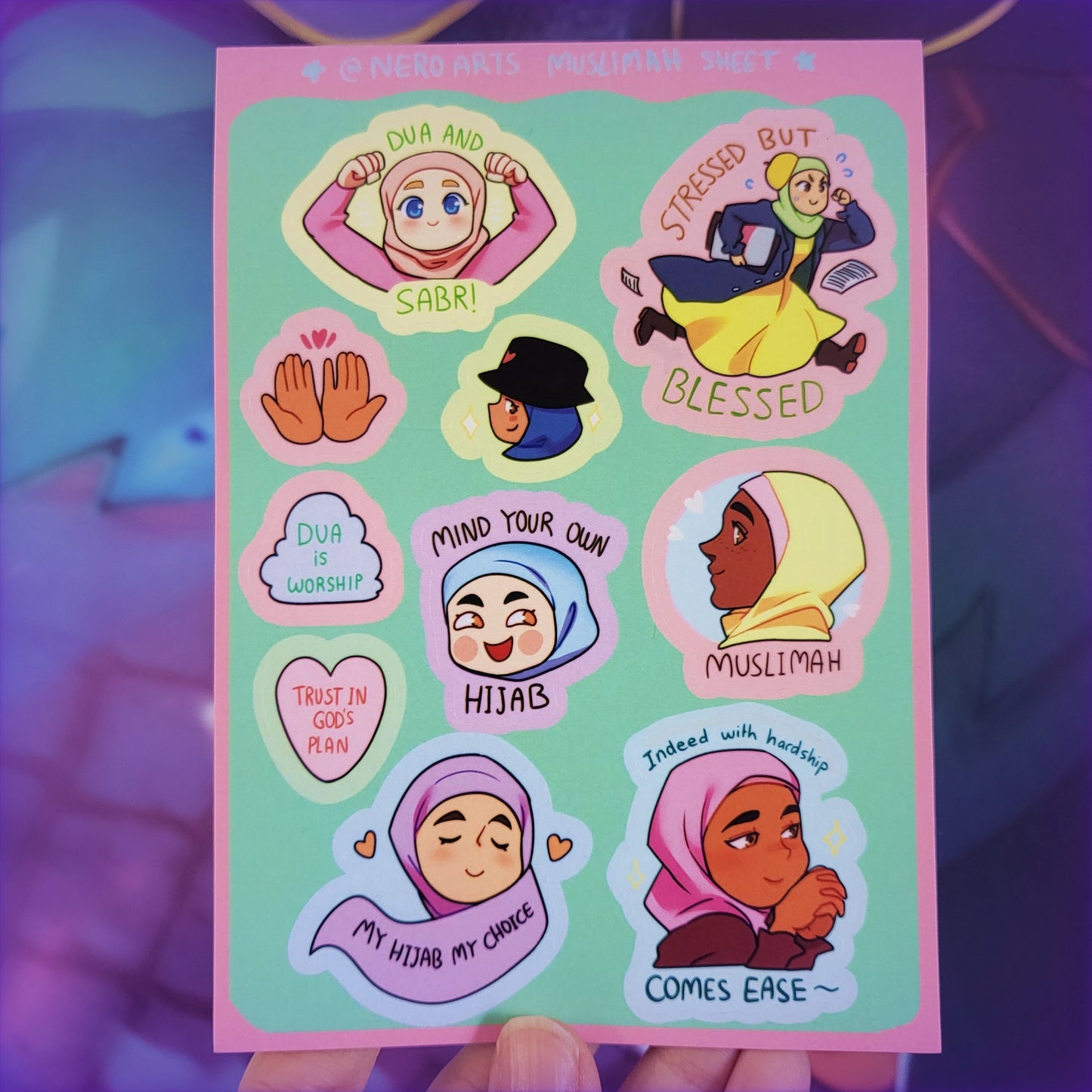 Muslimah sticker sheet ✨️