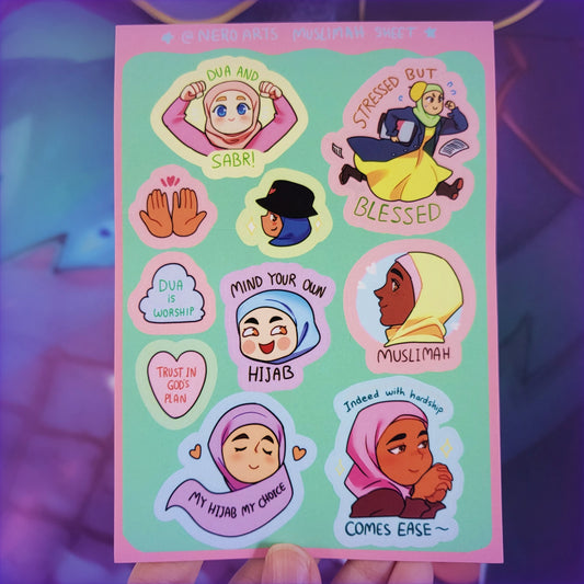 Muslimah sticker sheet ✨️